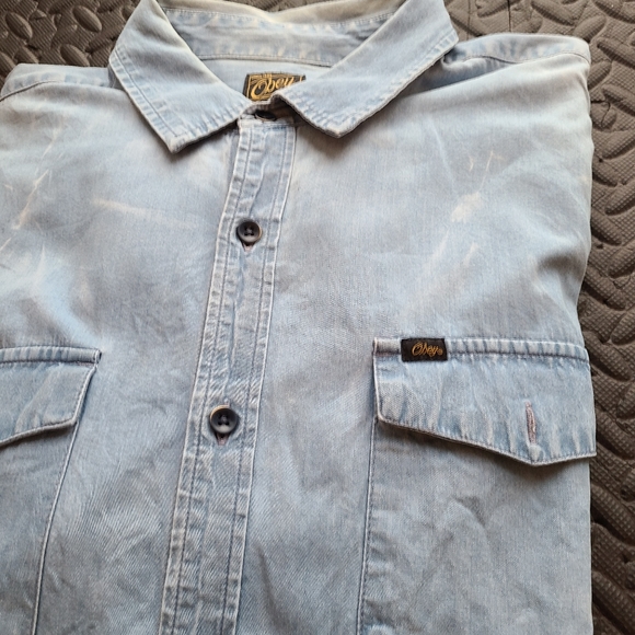 Obey Tie Dyed Dress Shirt - Picture 4 of 4